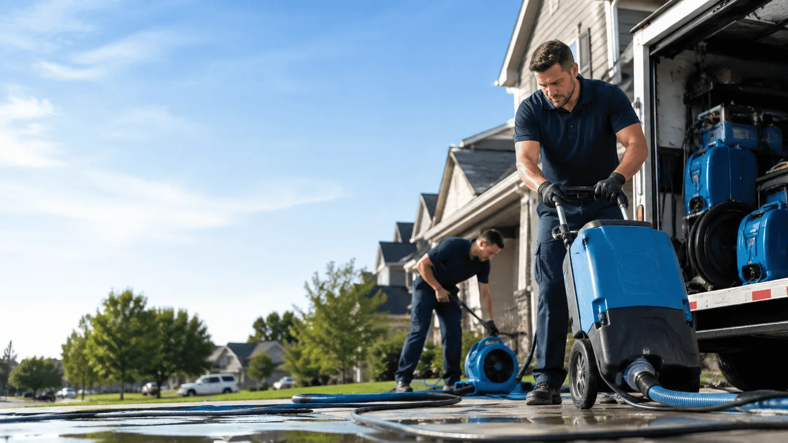 Basement Flooding being performed in Villa Maria, PA
